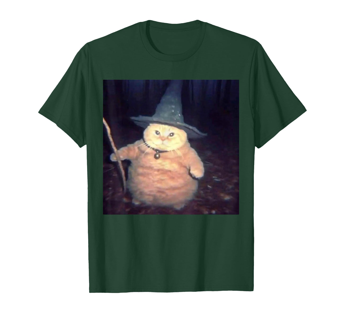 Cute Funny Cat Halloween Cat Meme Wizard Cat Weird Cat Ghost T-Shirt