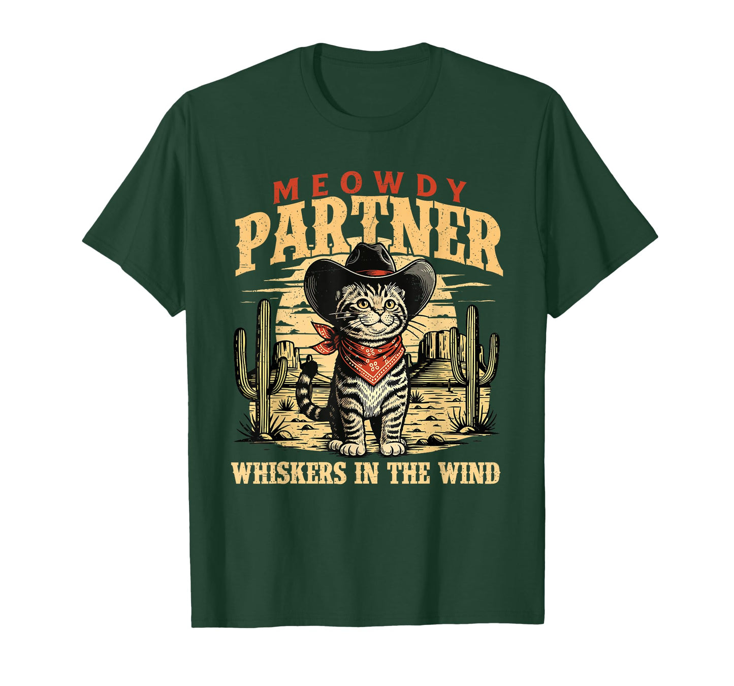 Meowdy Partner - Cowboy Western Cowpoke Country T-Shirt