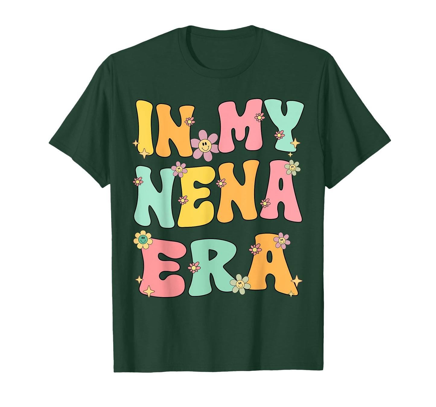 In My Nena Era Retro Groovy Nena Grandma Mothers day Cute T-Shirt