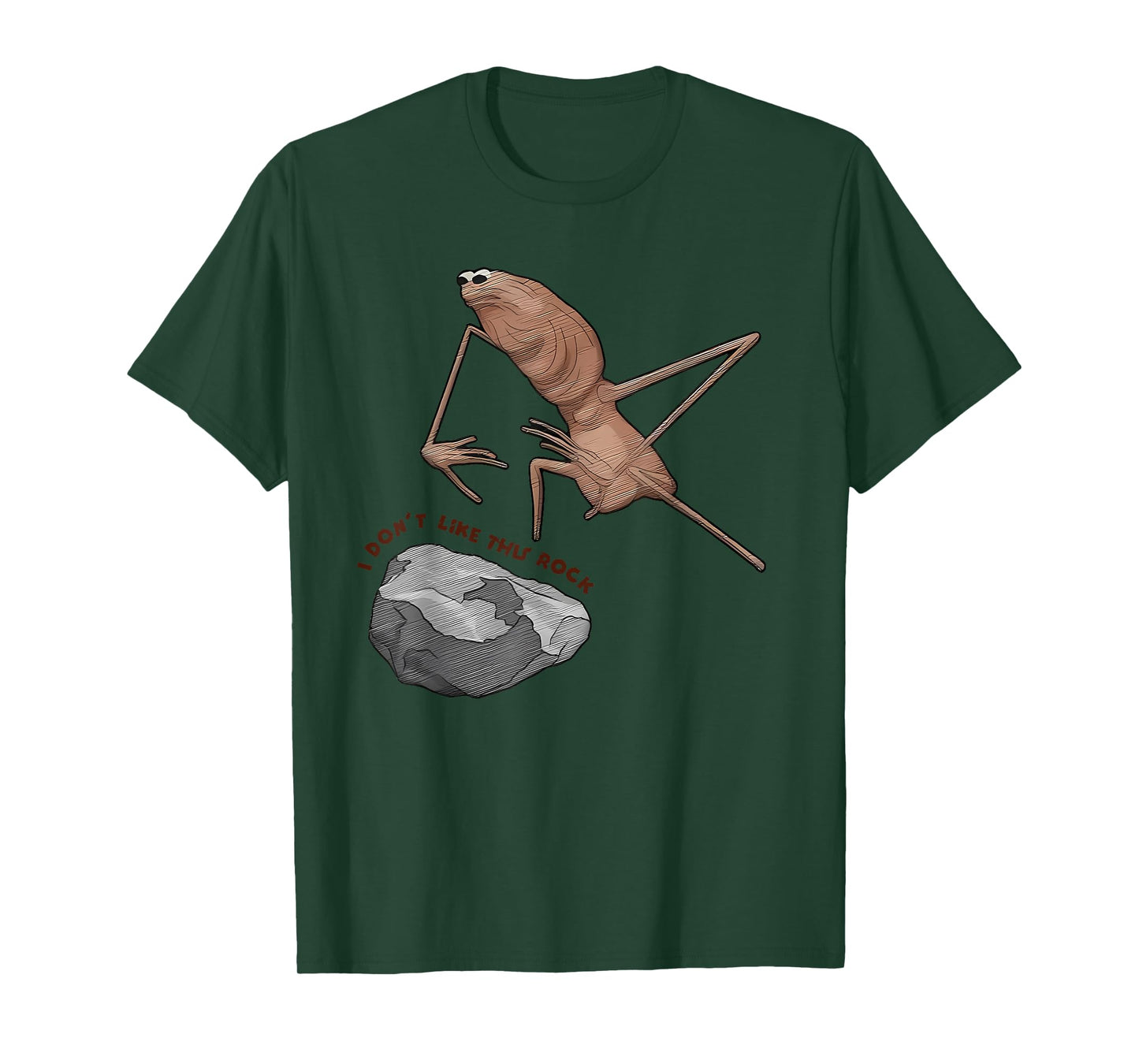 Retro Marcus The Worm I Don't Like This Rock T-Shirt