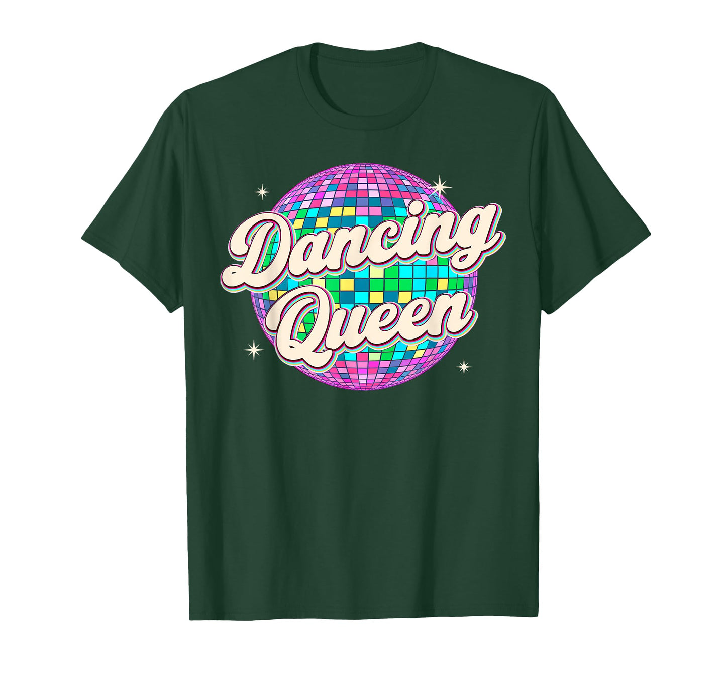 Dancing Queen Shirt Vintage Dancing 70s Kids Girl Women T-Shirt
