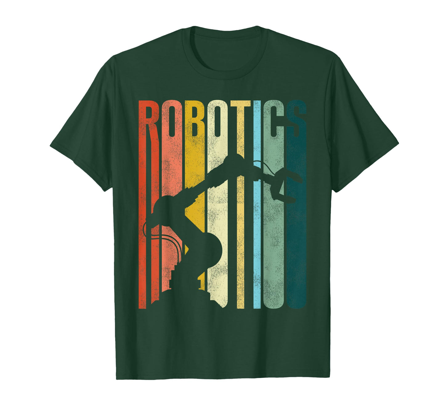 Robot Robotics Engineer Retro Vintage Robotics T-Shirt