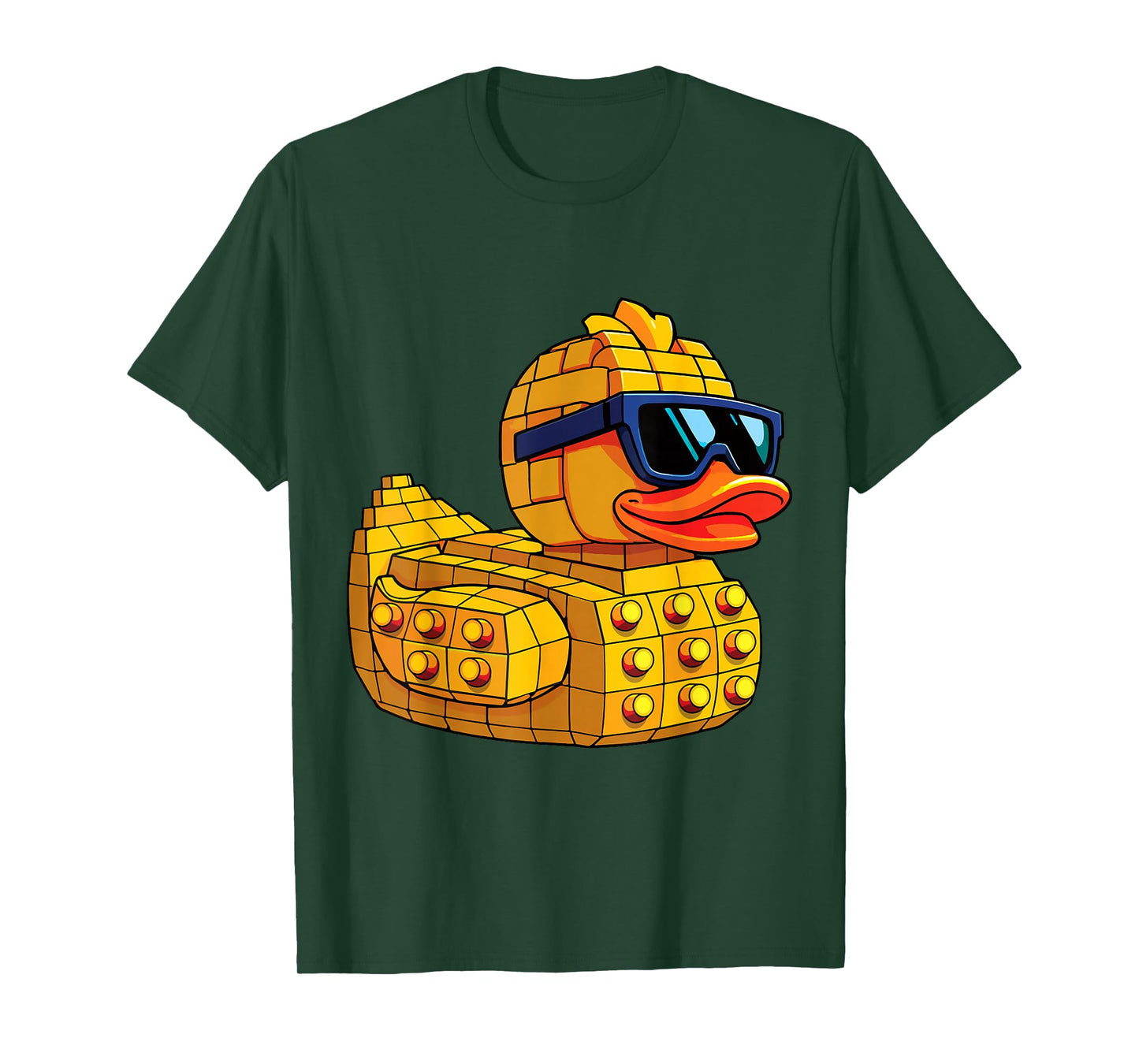 Duck Brick Master Builder Block Building Brick Builder T-Shirt