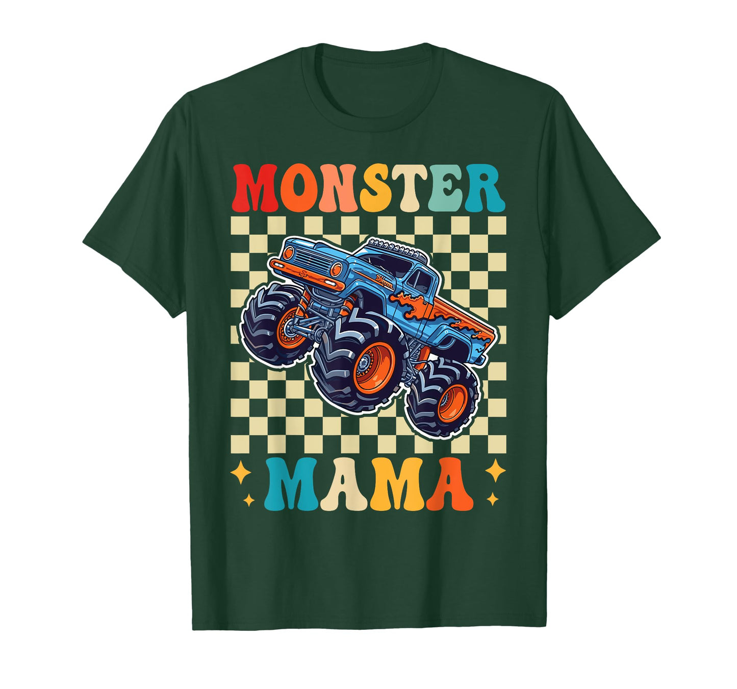 Monster Truck Mama Mom Family Matching Monster Truck Lovers T-Shirt