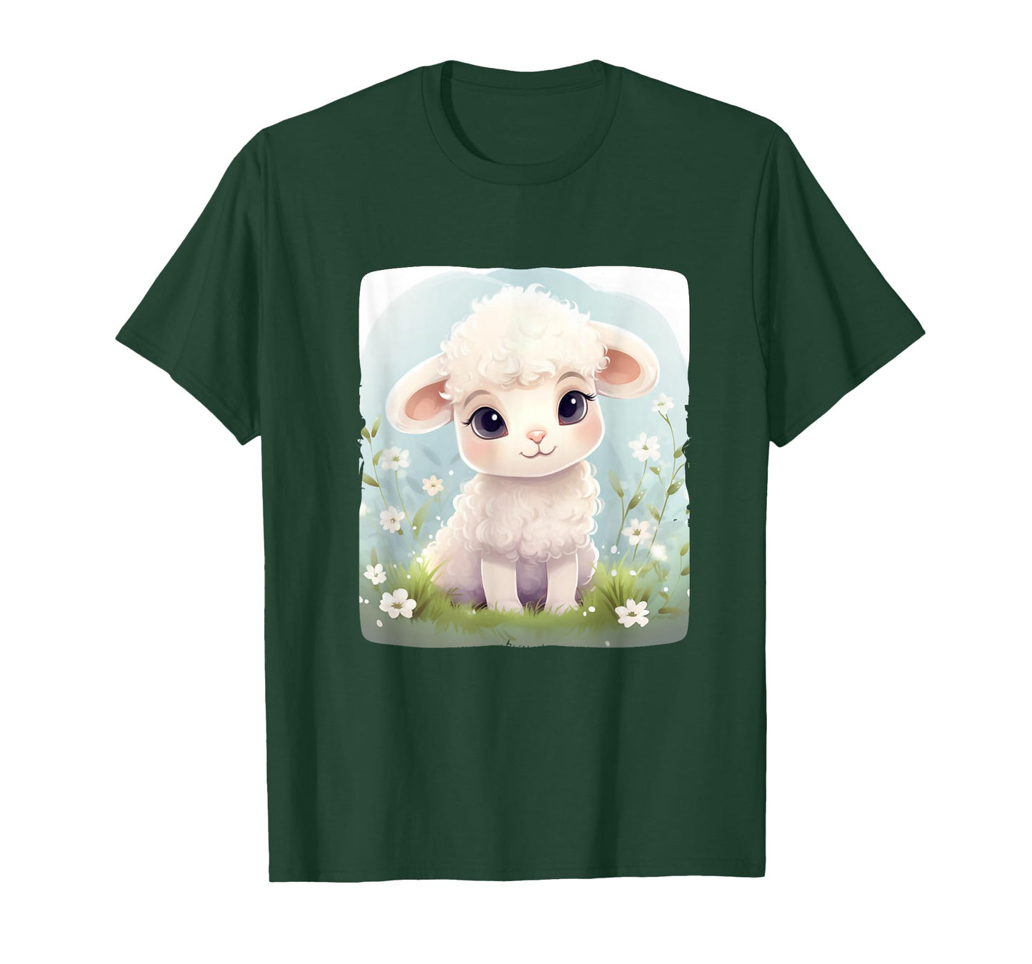 Cute lamb face for little boys and girls T-Shirt
