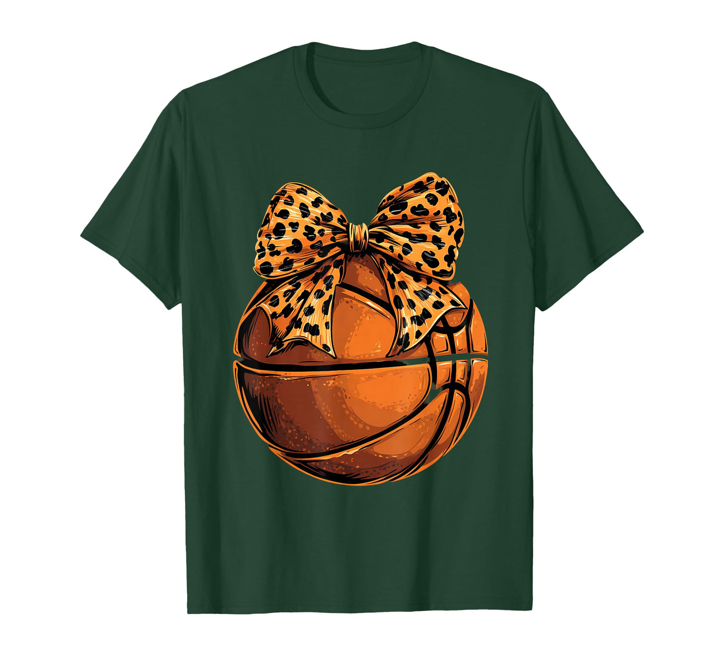 Basketball Coquette Bow Cute Basketball Player T-Shirt