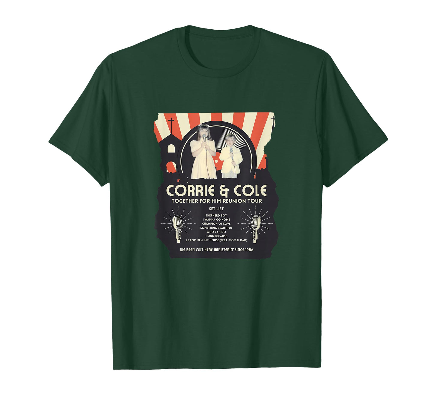 Together for Him Tour Corrie and Cole Barnett Funny T-Shirt