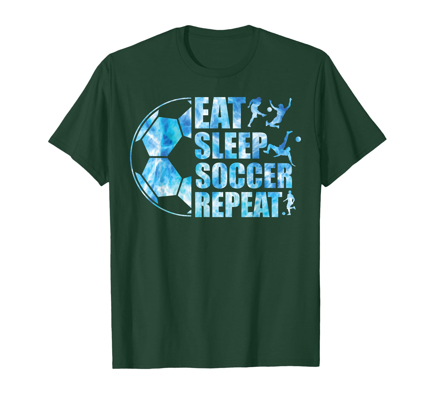 Soccer T Shirt Eat Sleep Soccer Repeat Boys Youth Kids T-Shirt