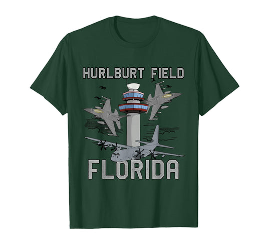 Hurlburt Field Florida Fighter Jets Vintage Tee T-Shirt