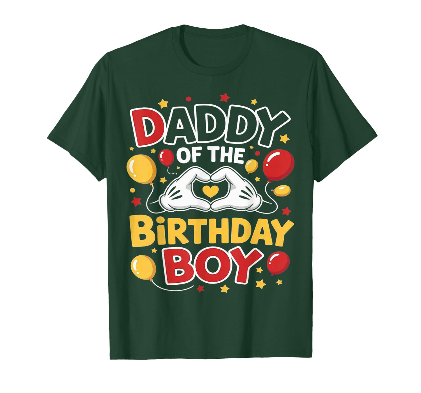Daddy Of The Birthday Boy Shirt matching Dad Son Family Bday T-Shirt