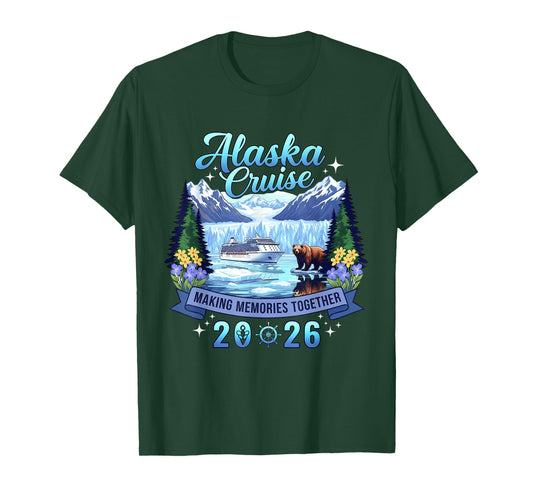 Alaska Cruise 2026 Cruisin Together Family Trip T-Shirt