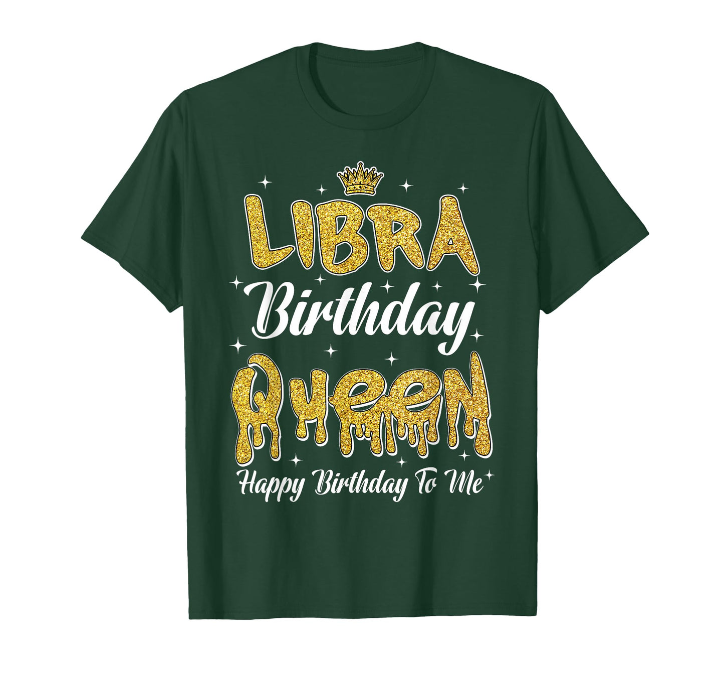 Libra Birthday Queen It's My Birthday Women Girl Zodiac T-Shirt