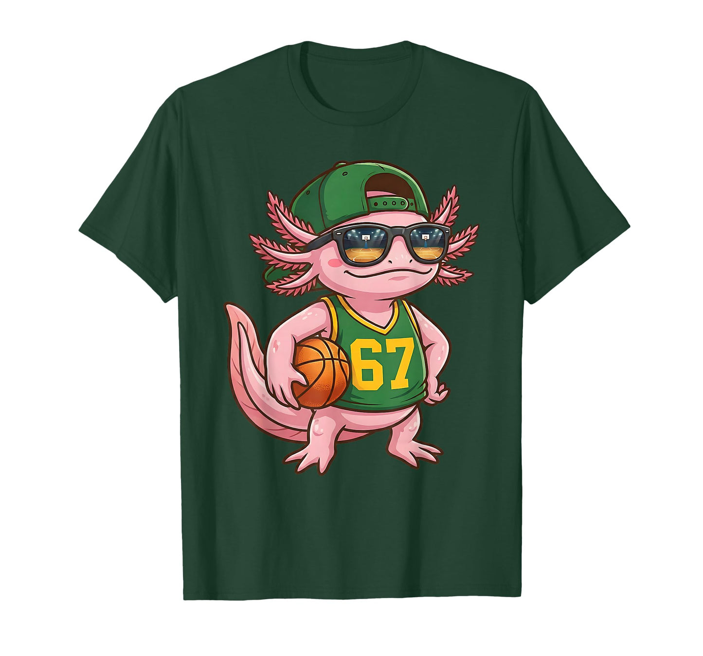 Axolotl Basketball 67 Gen Alpha Slang Sports Men Boys Kids T-Shirt