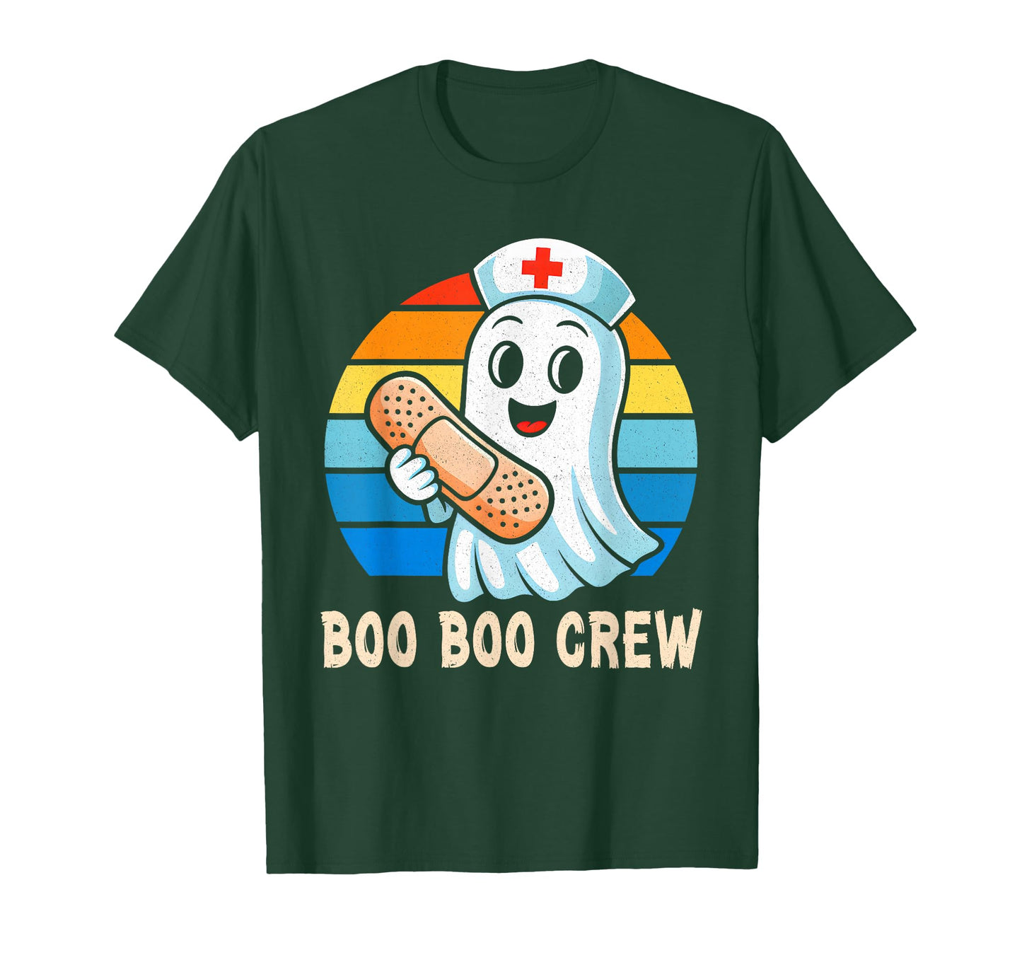 Boo Boo Crew Nursing Halloween Nurse For Women Teens Girls T-Shirt