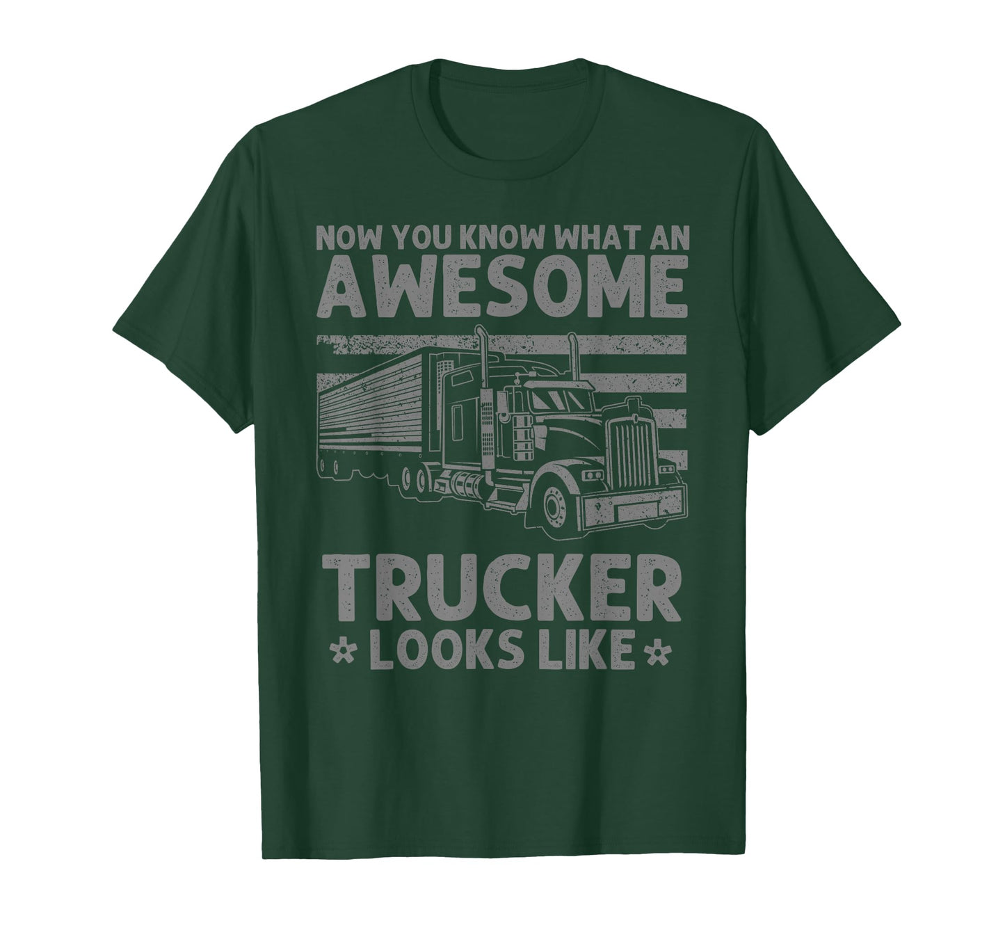 Best Truck Driver Art for Men Dad Women Trucking CDL Trucker T-Shirt