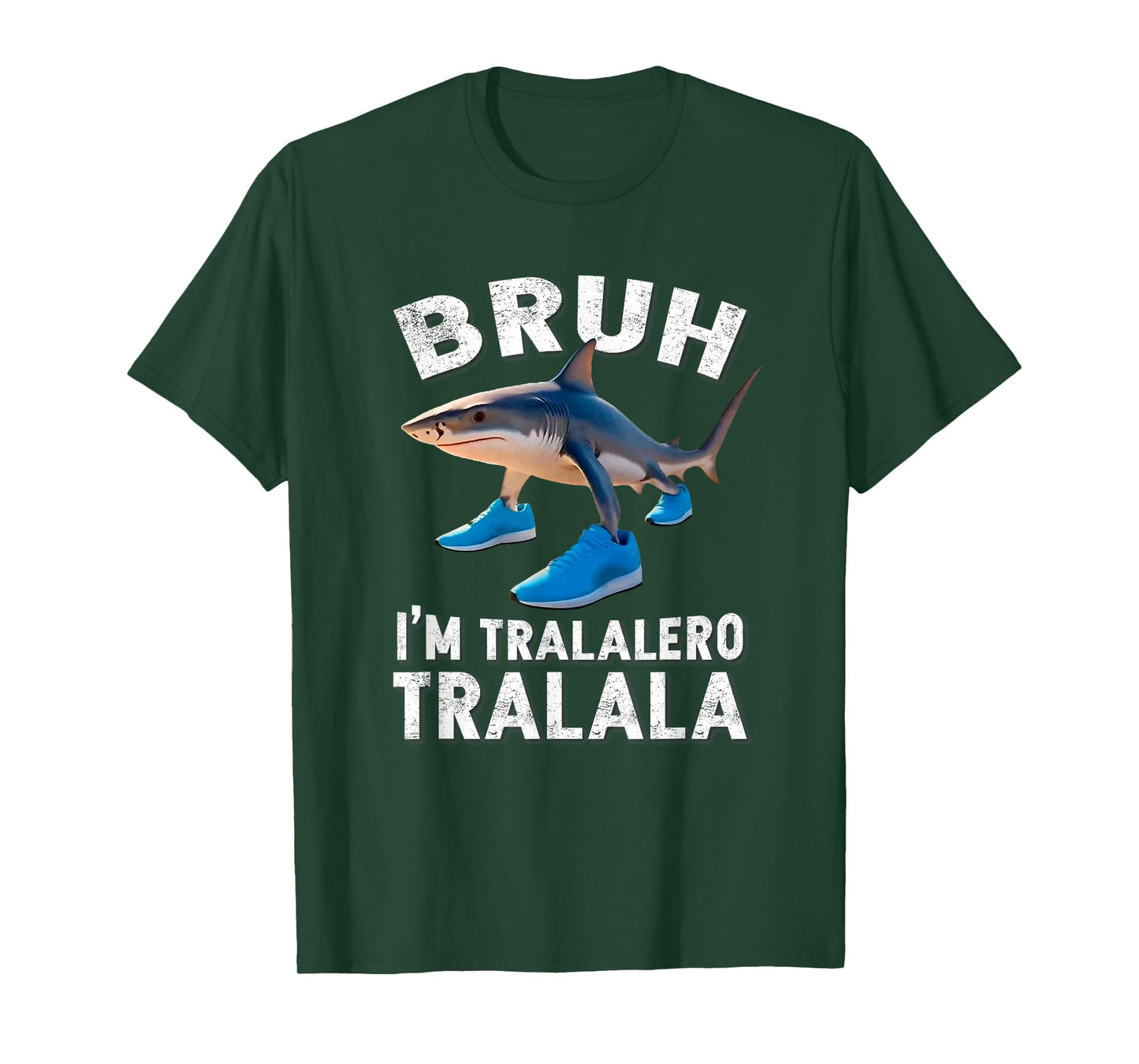 Funny Meme Lazy Halloween Costume Bruh I'm Tralalero Tralala T-Shirt
