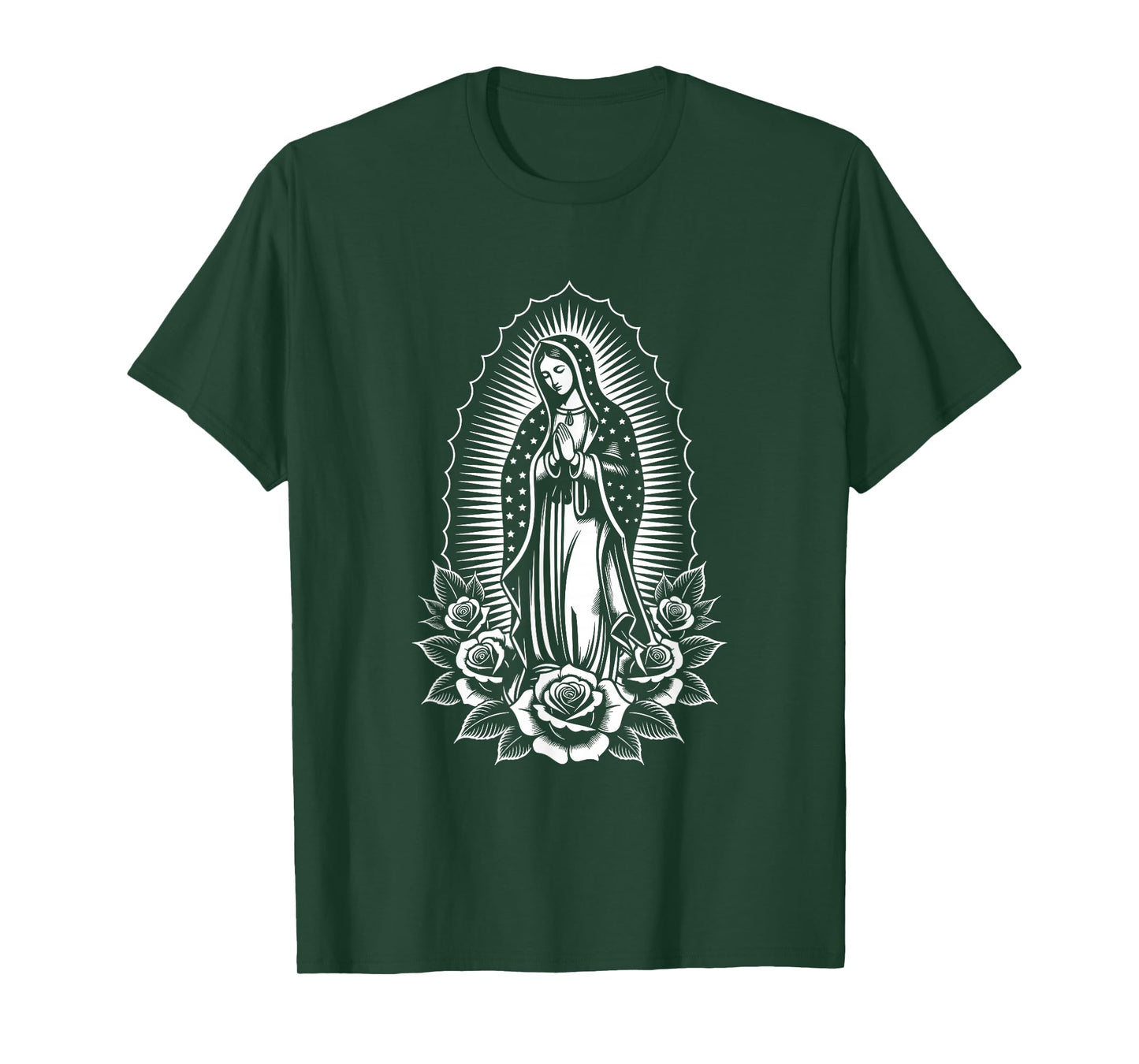 Virgin Mary Virgen De Guadalupe Our Lady Catholic Saint T-Shirt