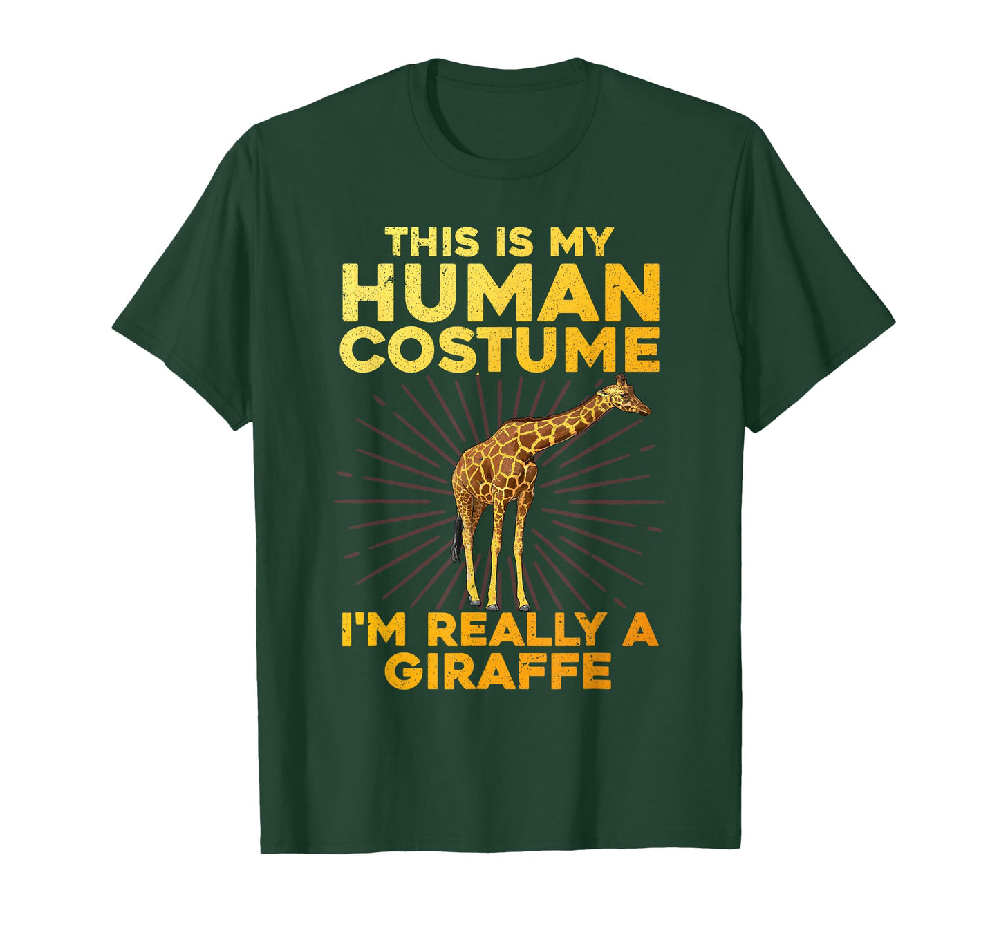 Cool Giraffe Art for Men Women Kids Toddler Giraffe Costume T-Shirt
