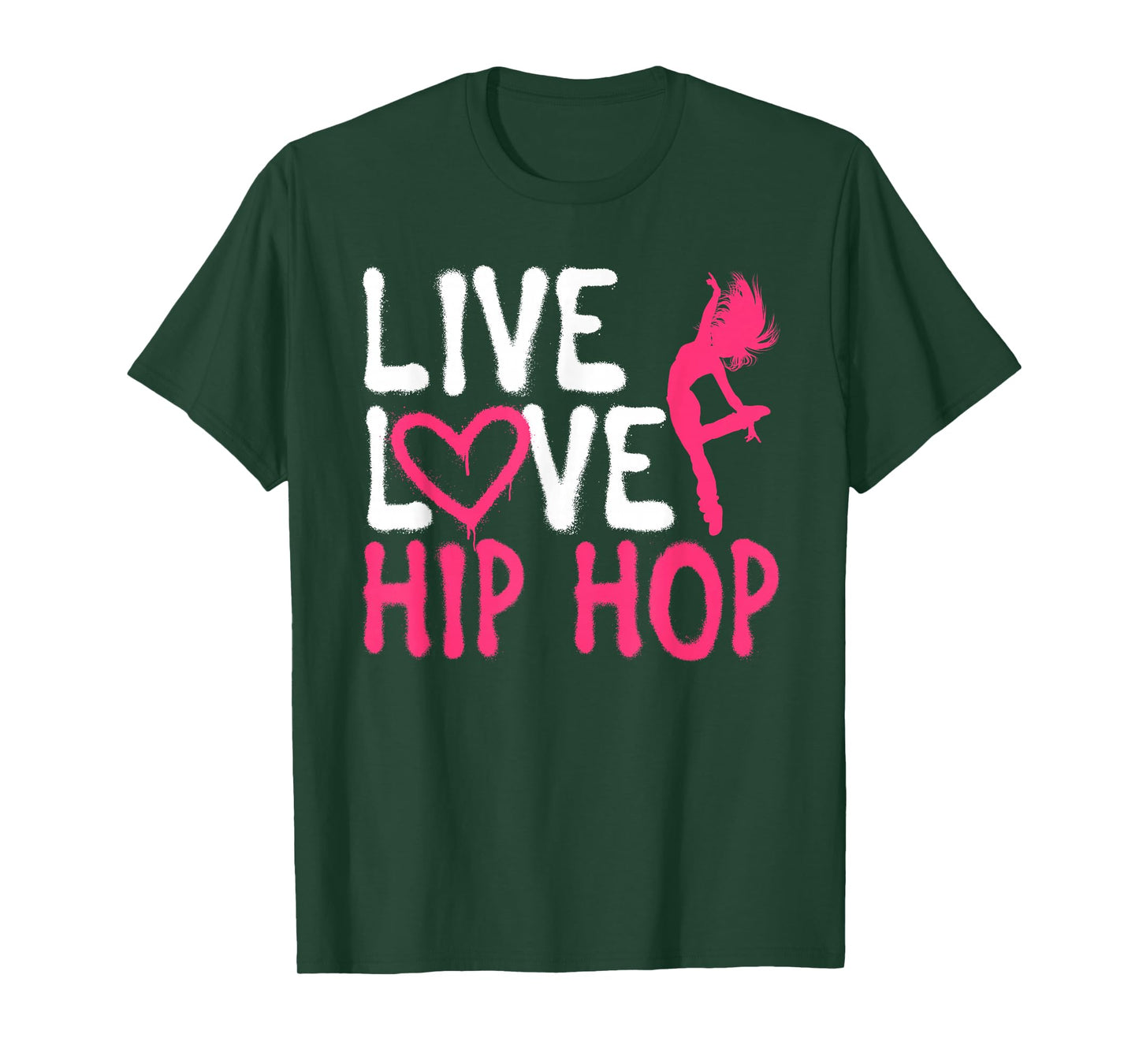Cool Hip Hop Dancer Design For Women Girls Hip Hop Lovers T-Shirt