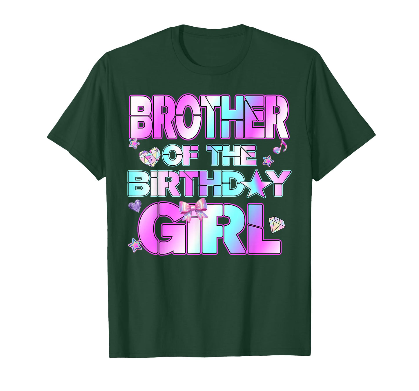 Brother The Birthday Girl Kpop Family Birthday Party Girls T-Shirt