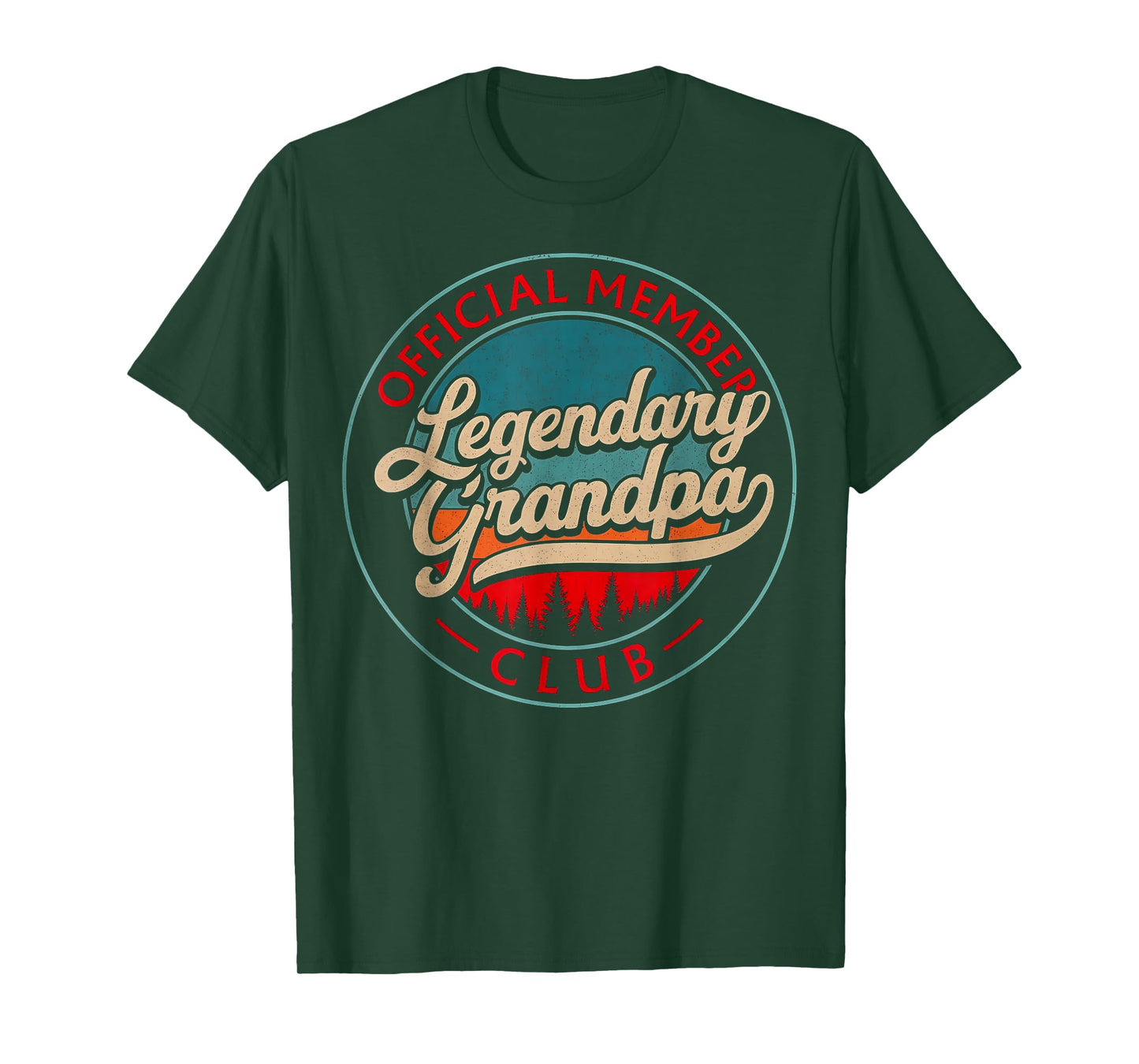 Grandpa Vintage Legendary Grandpas Club Official Member T-Shirt