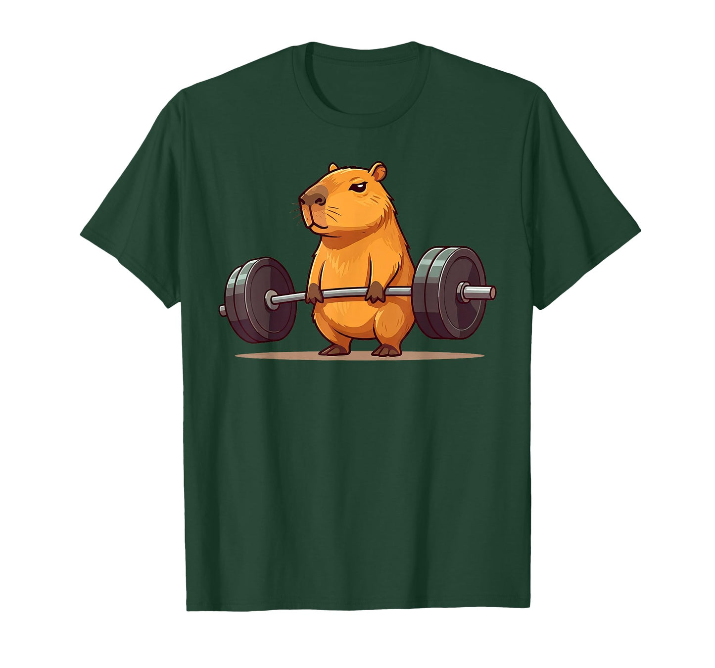 Deadlift Capybara Funny Fitness Capy Lover Men Women Kids T-Shirt