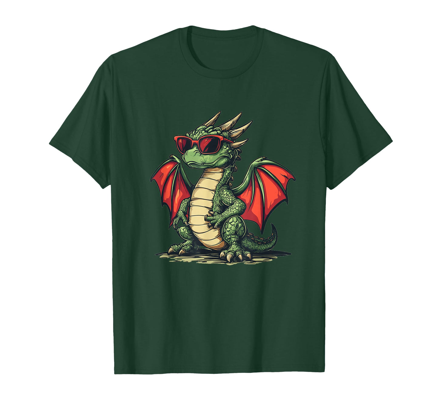 Epic Statement with this Dragon in Bold Shades T-Shirt