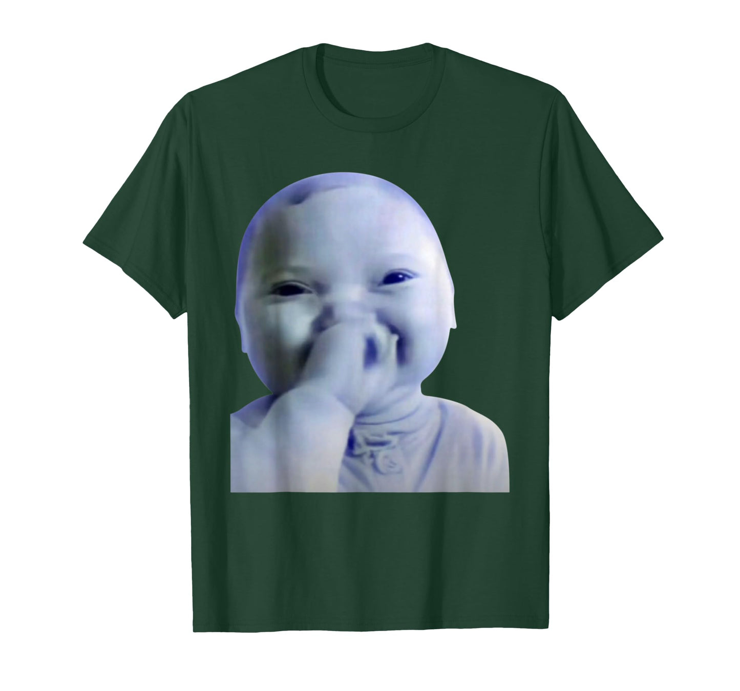 Ai Baby Meme Funny Holding Laughing Baby Meme Brainrot T-Shirt