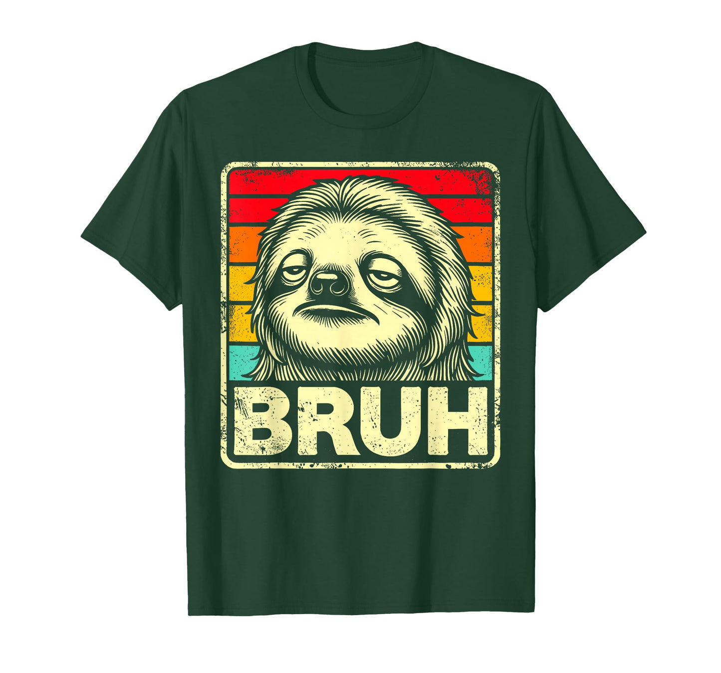 Funny Graphic Meme Sloth Bruh For Boys Girls Men Women T-Shirt