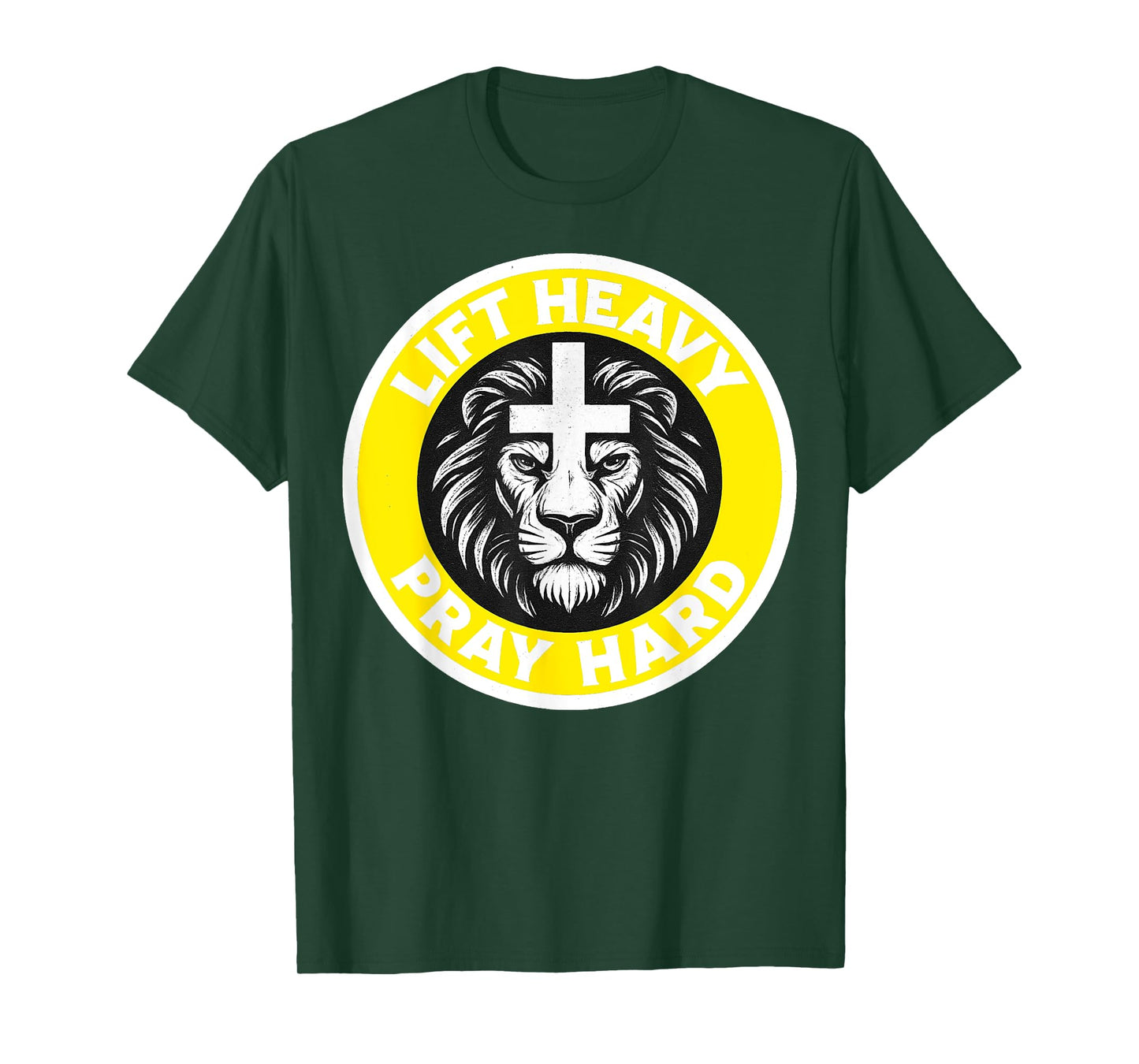Lift Heavy Pray Hard Gym T-Shirt