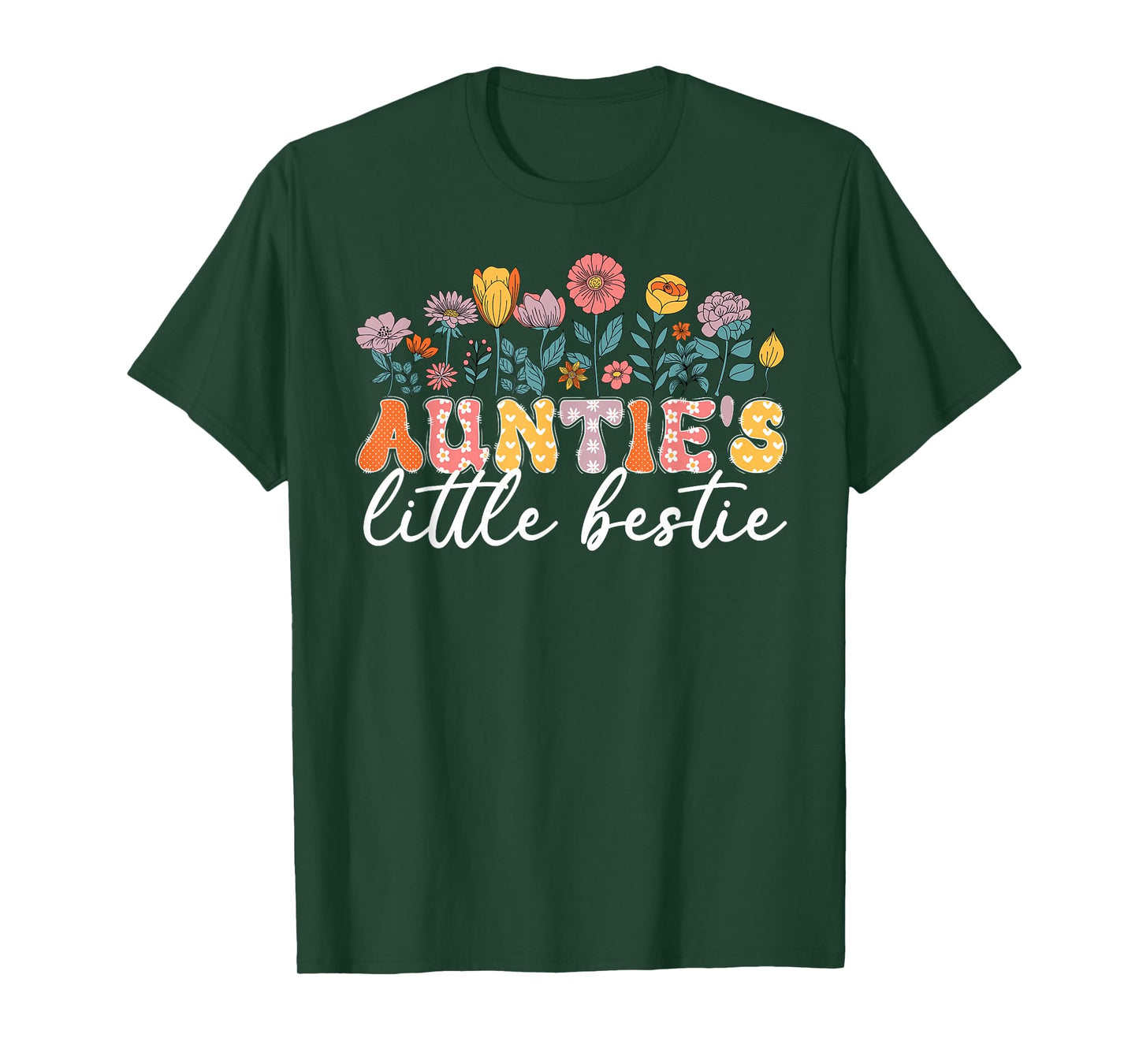Groovy Auntie's Little Bestie from Aunt to Niece T-Shirt
