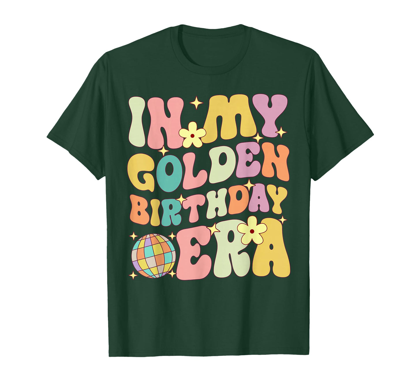 In My Golden Birthday Era Girl Women Kids Groovy T-Shirt