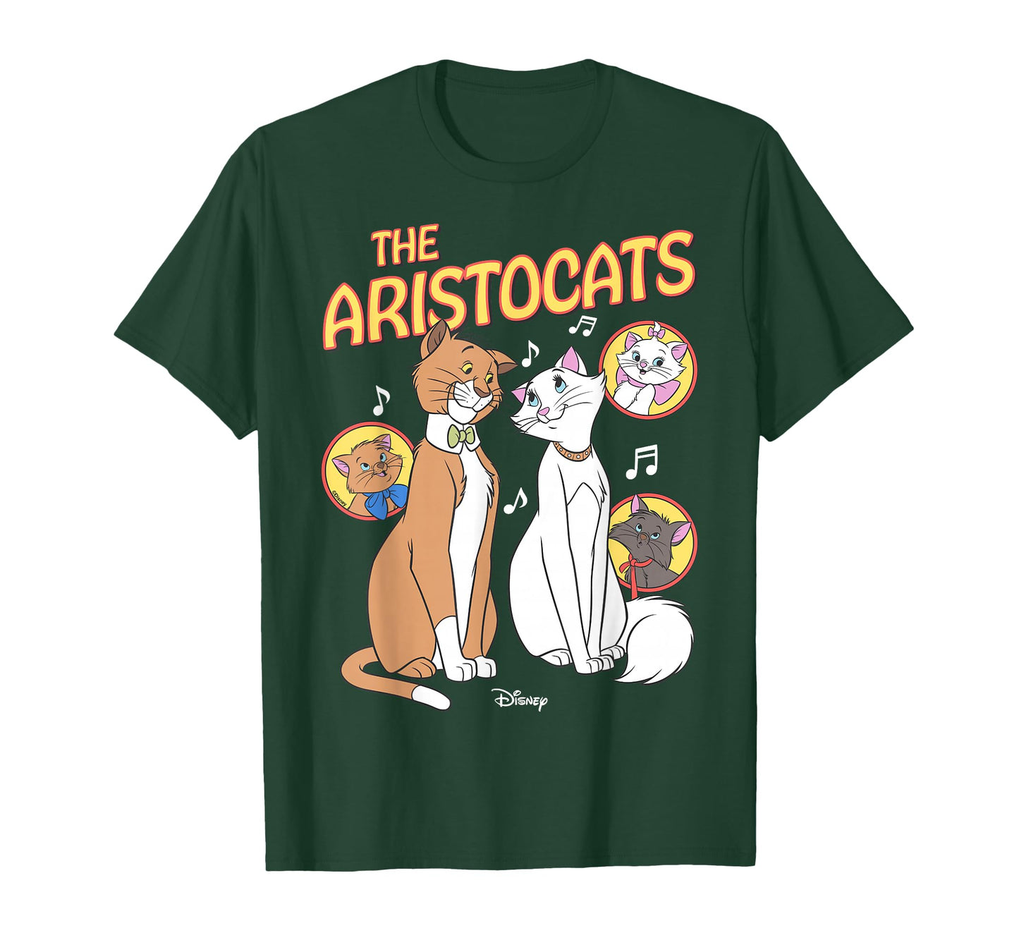 Disney The Aristocats Duchess & O'Malley Musical Art T-Shirt