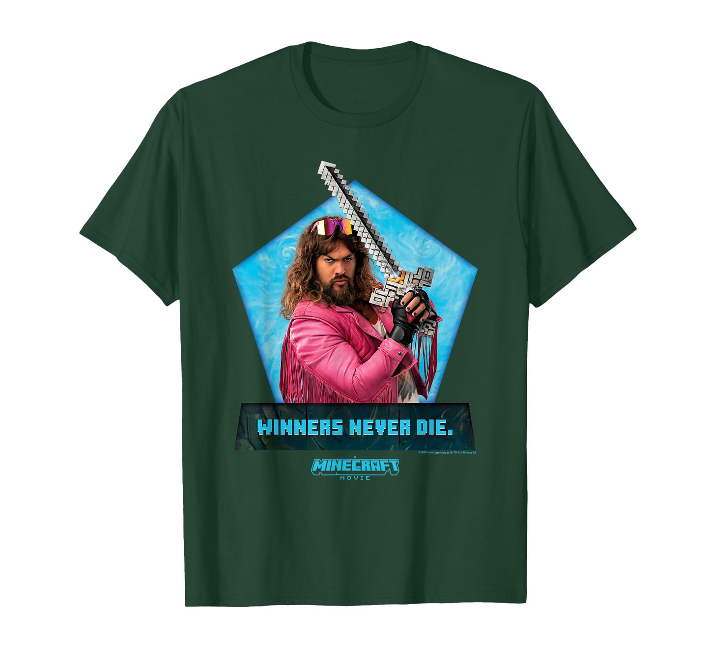 A Minecraft Movie Winners Never Die Garrett The Garbage Man T-Shirt
