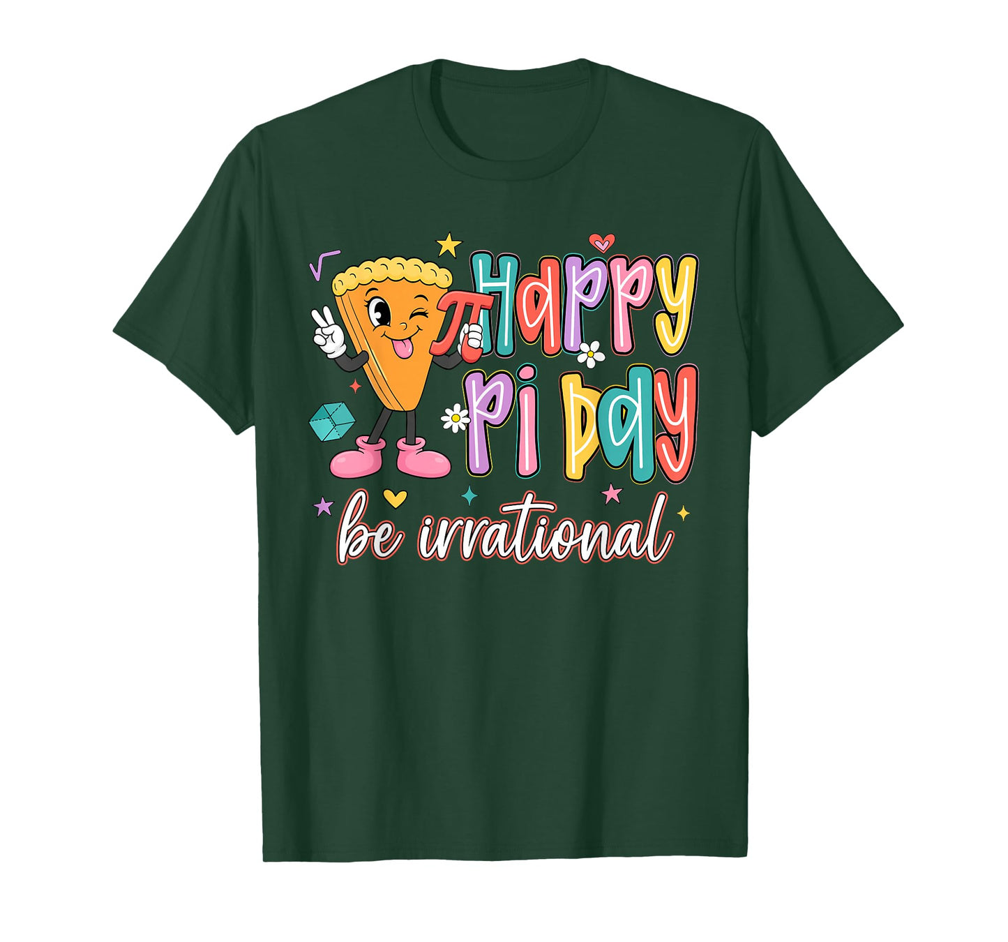 Happy Pi Day Funny Math Coach Teacher Pi Day Boys Girls Kids T-Shirt
