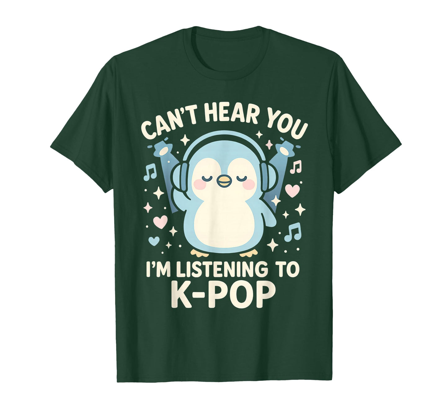 Kpop Penguin Pastel Kawaii Concert Anime Style T-Shirt