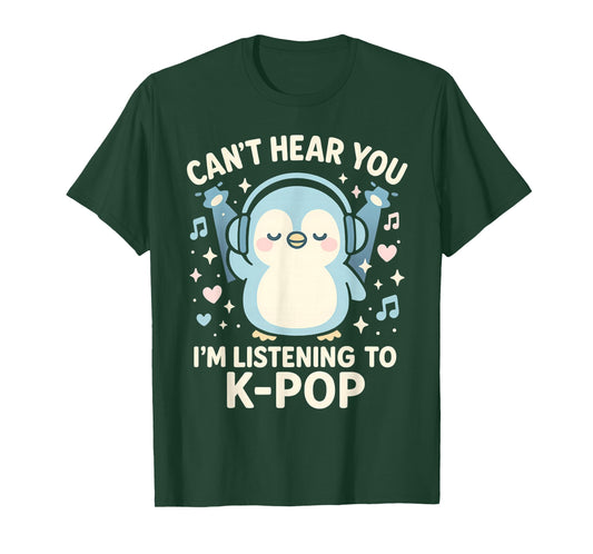 Kpop Penguin Pastel Kawaii Concert Anime Style T-Shirt