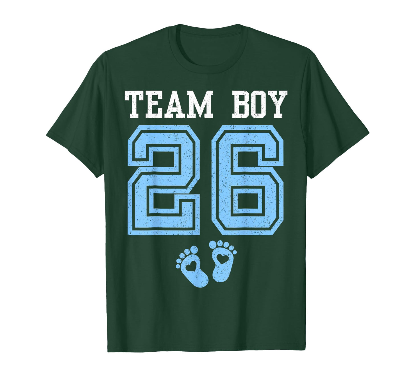 Team Boy 2026 Gender Reveal Party Baby Announcement Family T-Shirt