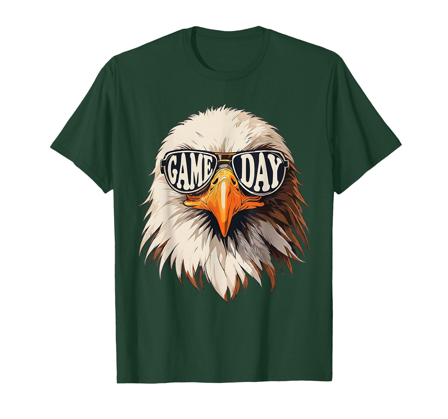 Bald Face Eagle with Sunglasses Women Men Kids Funny Tees T-Shirt