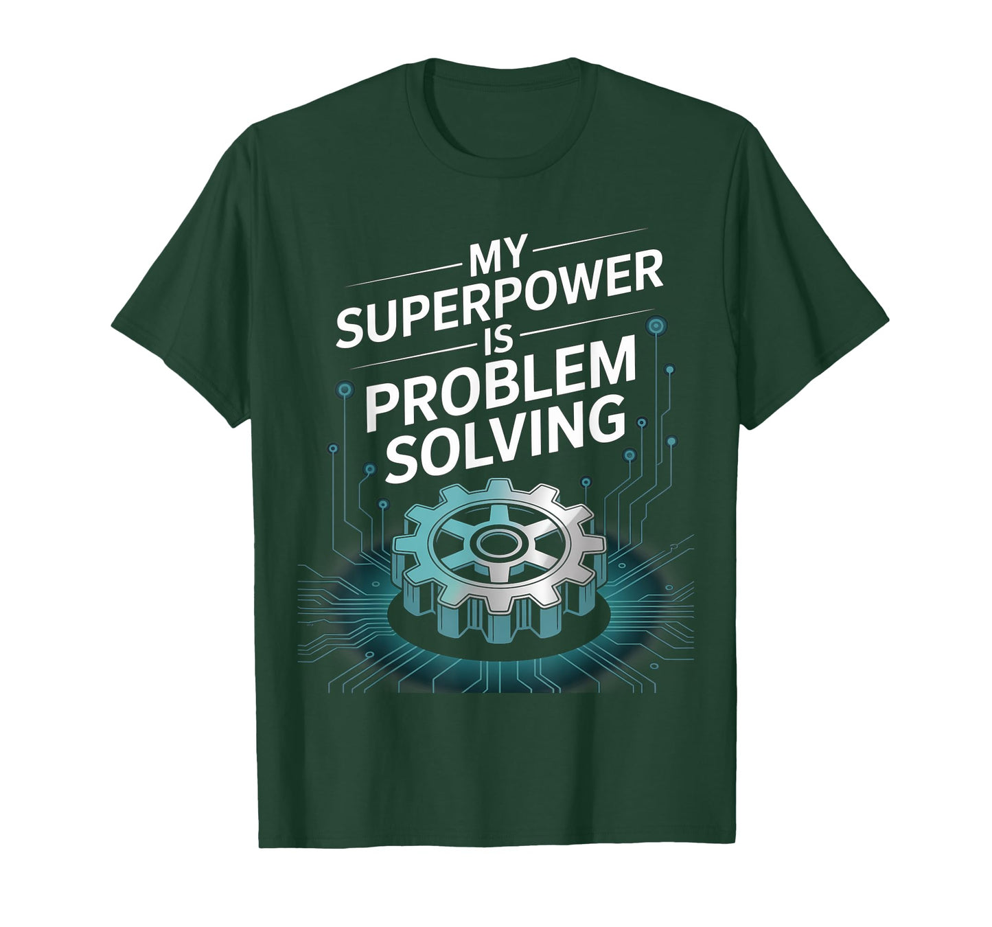 My Superpower is Problem Solving Tech Wizard Gift T-Shirt