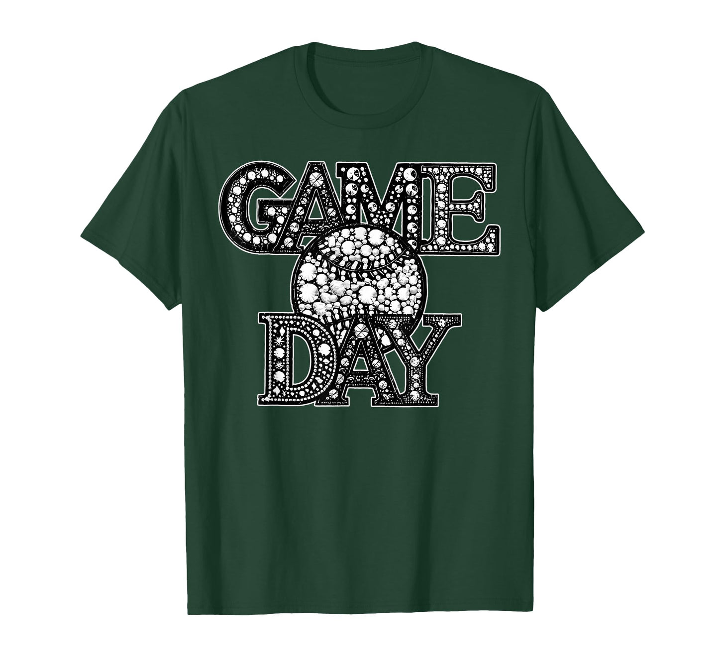 Game Day Basebal Rhinestone Basebal Player Sport Men Women T-Shirt