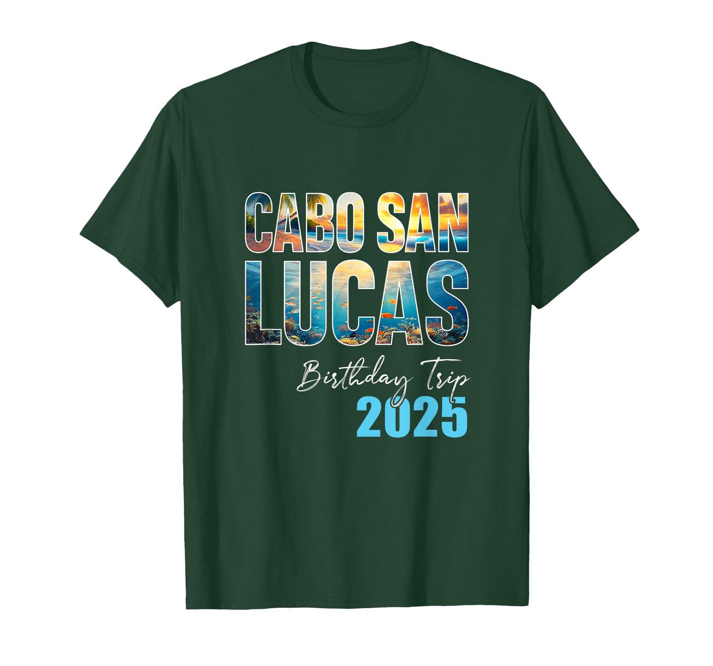 Cabo San Lucas Birthday Trip 2025 Vacation Party Crew Cruise T-Shirt