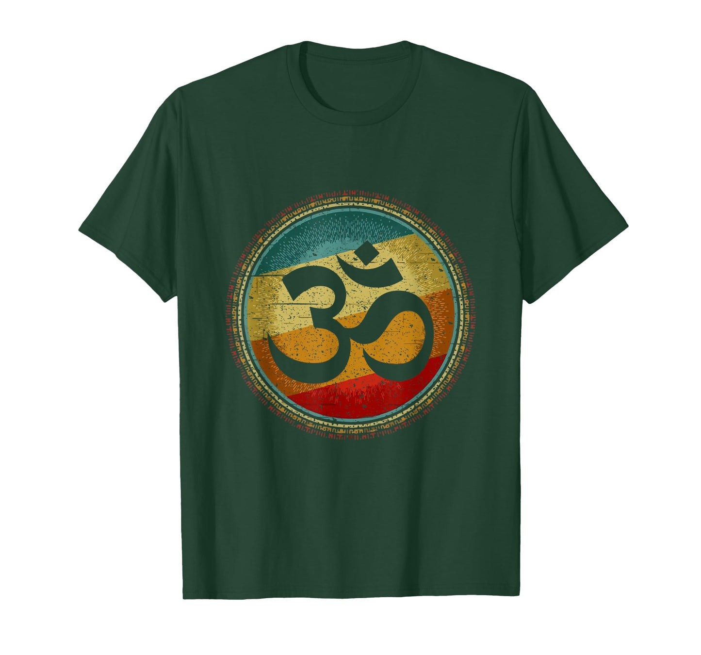 Om Ohm Symbol Retro Vintage 80s Style Meditation Yoga T-Shirt