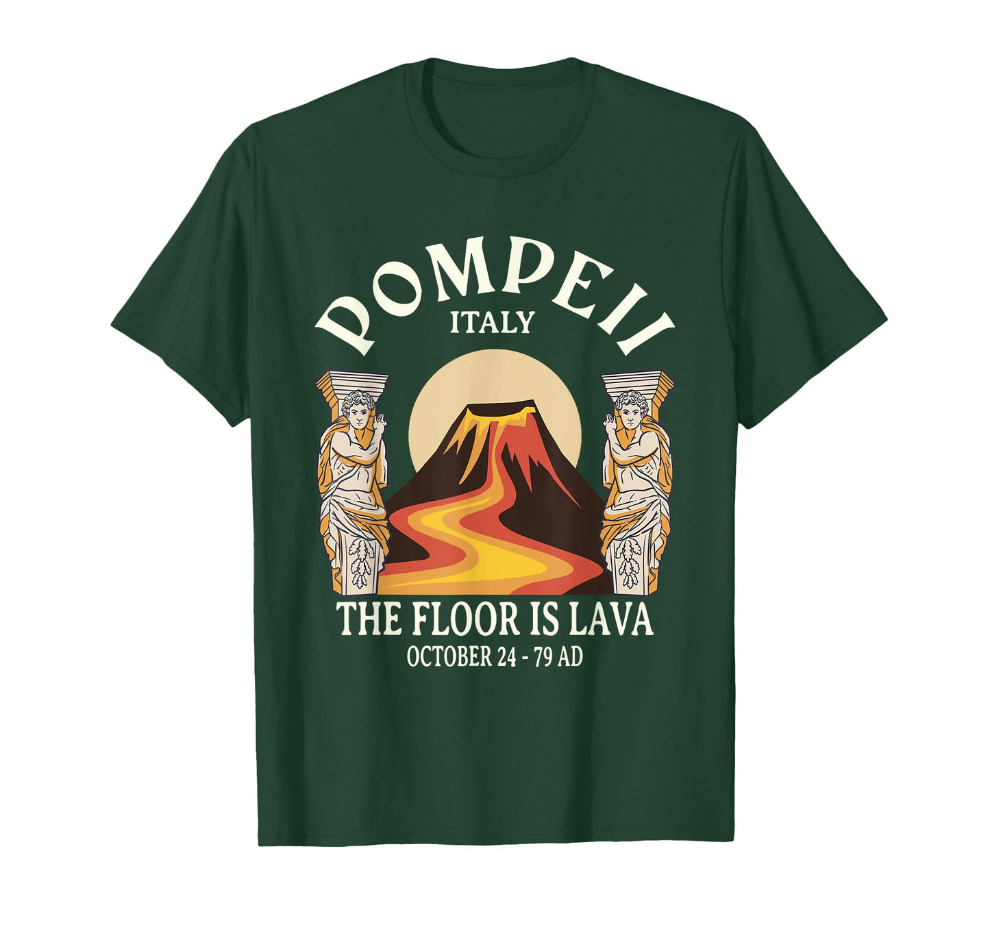 the floor is lava pompeii T-Shirt