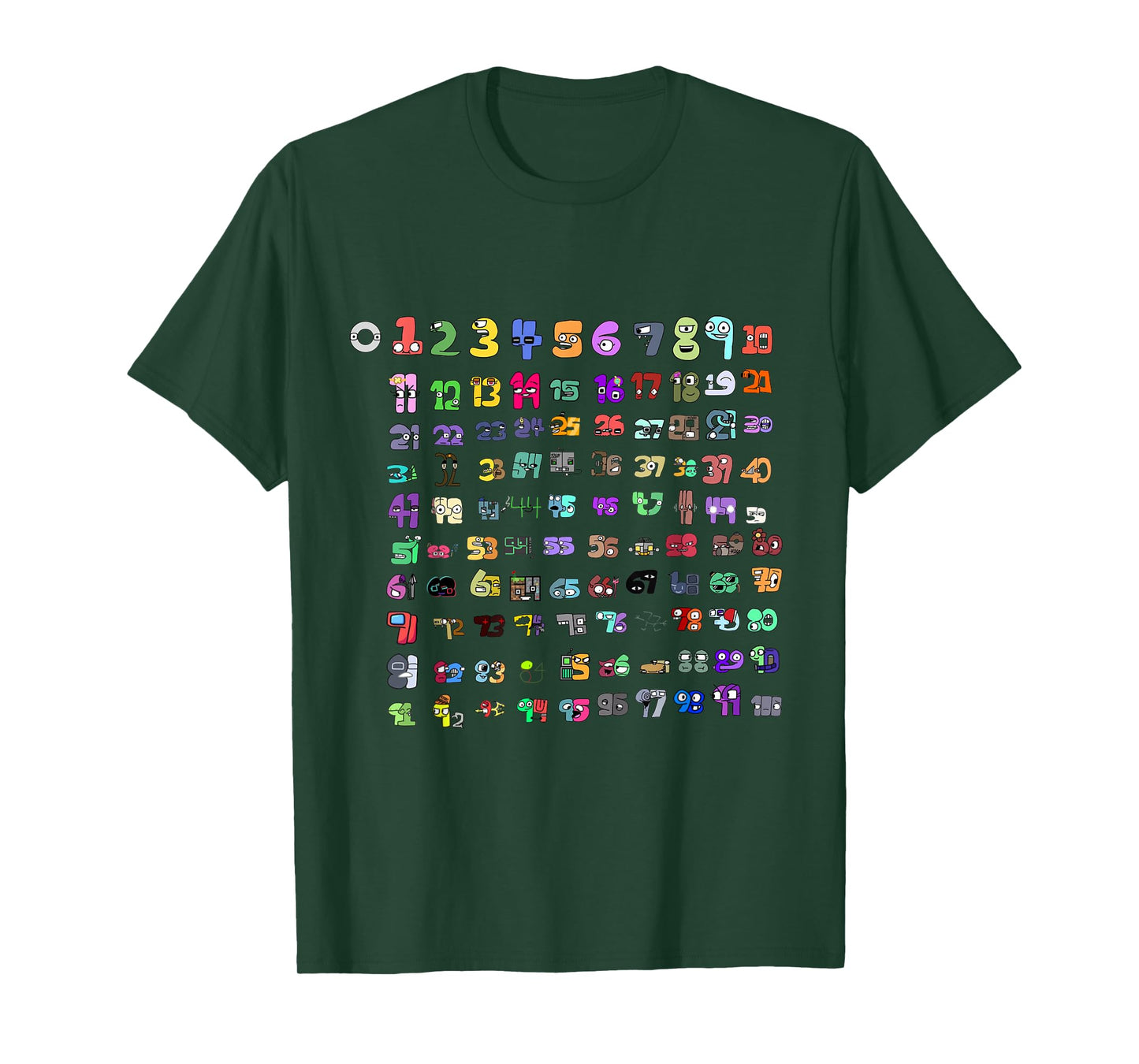 Number Lore 1-100 T-Shirt