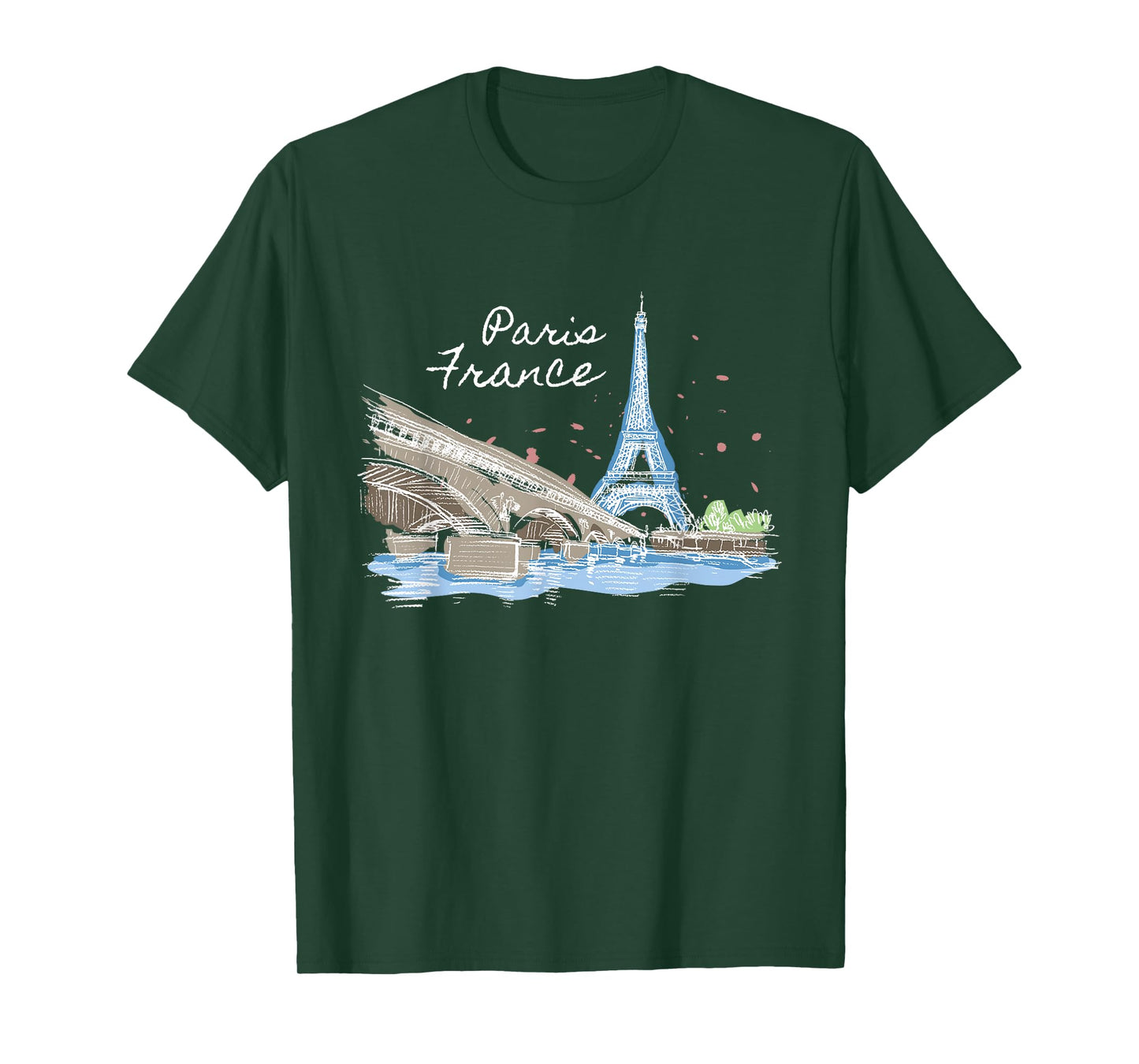 Paris France I Travel Eiffel Tower French French France T-Shirt