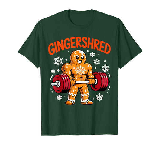 Christmas Gym Gingerbread T-Shirt