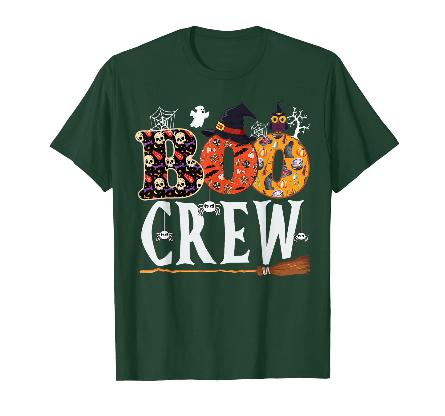 Halloween Boo Crew Shirt Funny Men Women Kids T-Shirt