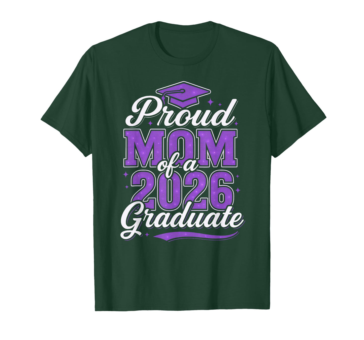 Proud Mom Of A 2026 Graduate Class of 2026 Senior Graduation T-Shirt