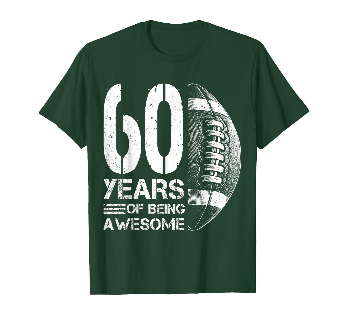 60th Birthday American Football 60 Years Old Man Woman T-Shirt